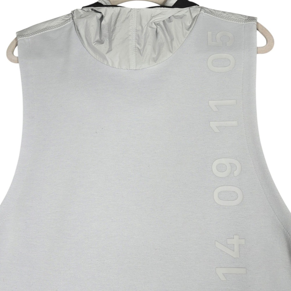 Nike Therma Tech Pack Sleeveless Hoodie Mens L Grey Gym Training Vest Pullover - Picture 4 of 11